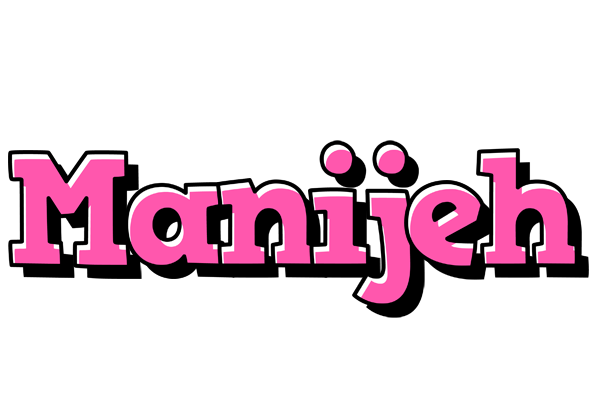 Manijeh girlish logo