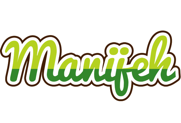 Manijeh golfing logo
