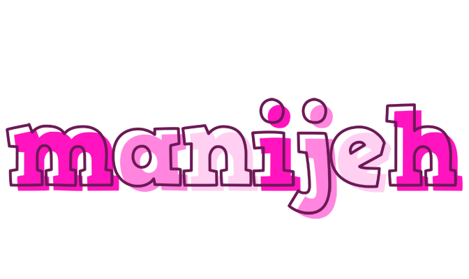 Manijeh hello logo