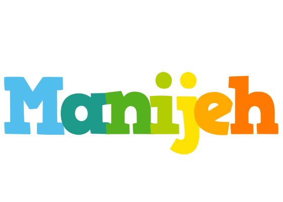 Manijeh rainbows logo