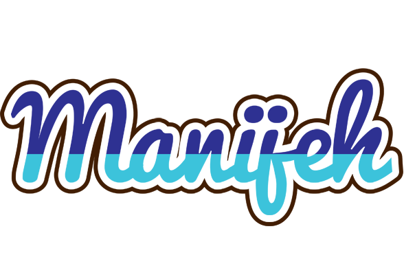 Manijeh raining logo