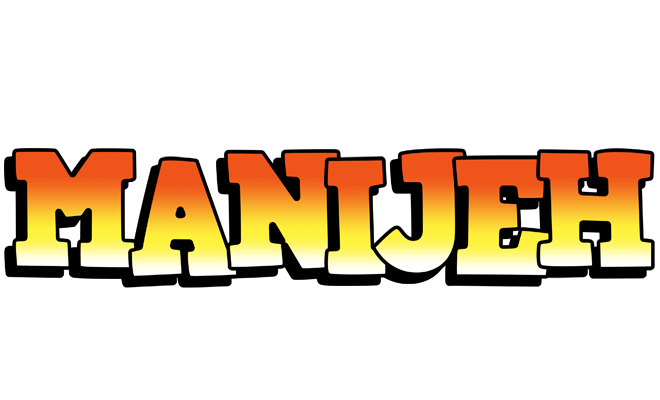 Manijeh sunset logo