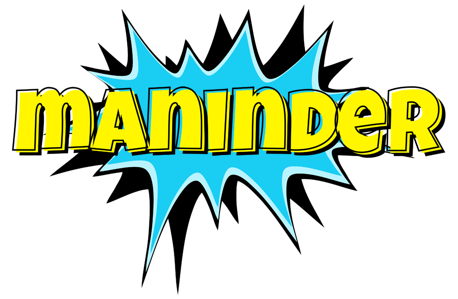 Maninder amazing logo