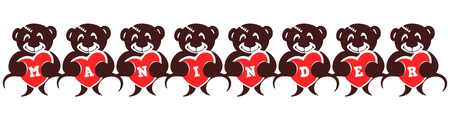 Maninder bear logo