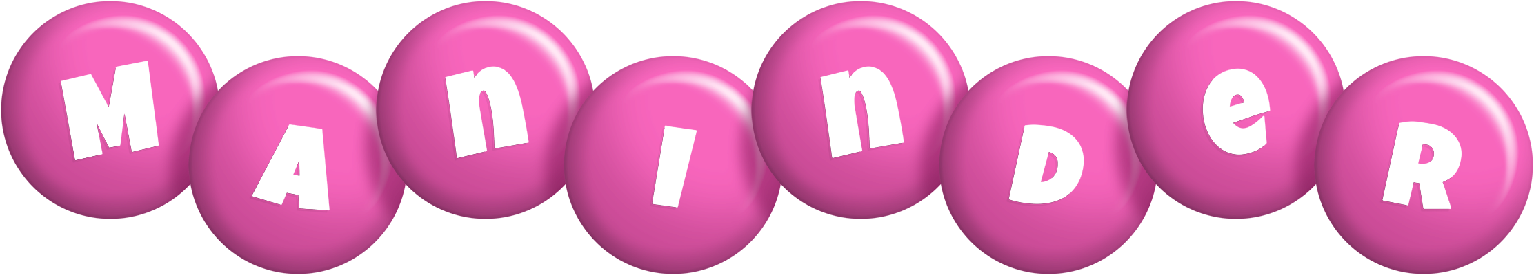 Maninder candy-pink logo