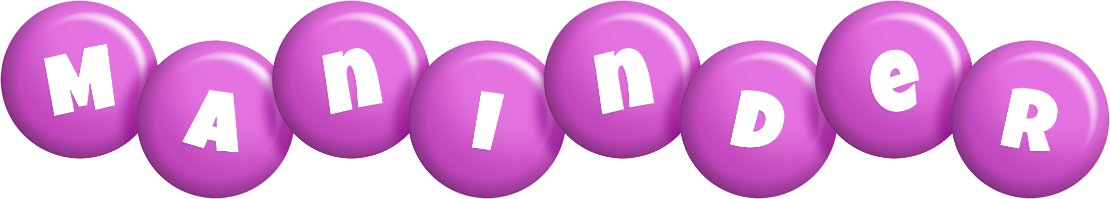Maninder candy-purple logo