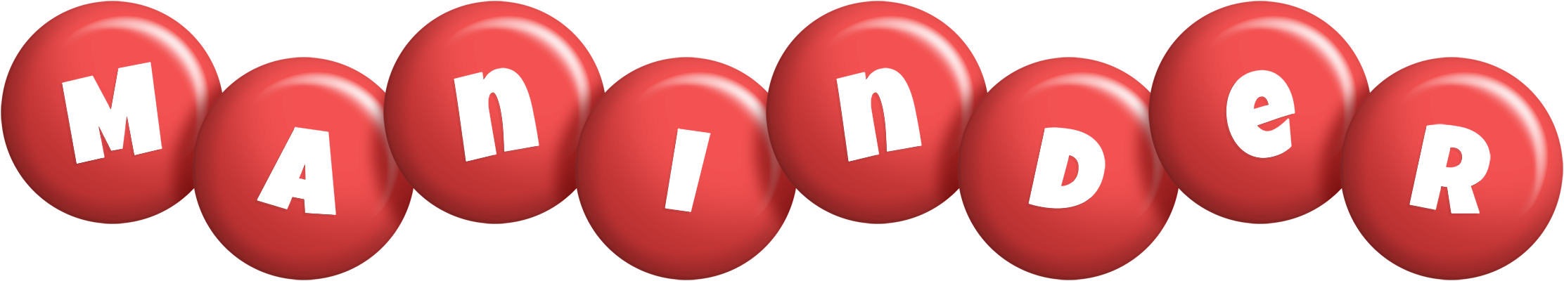 Maninder candy-red logo