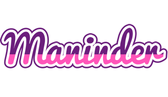 Maninder cheerful logo