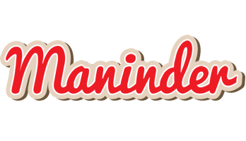 Maninder chocolate logo