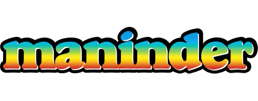 Maninder color logo