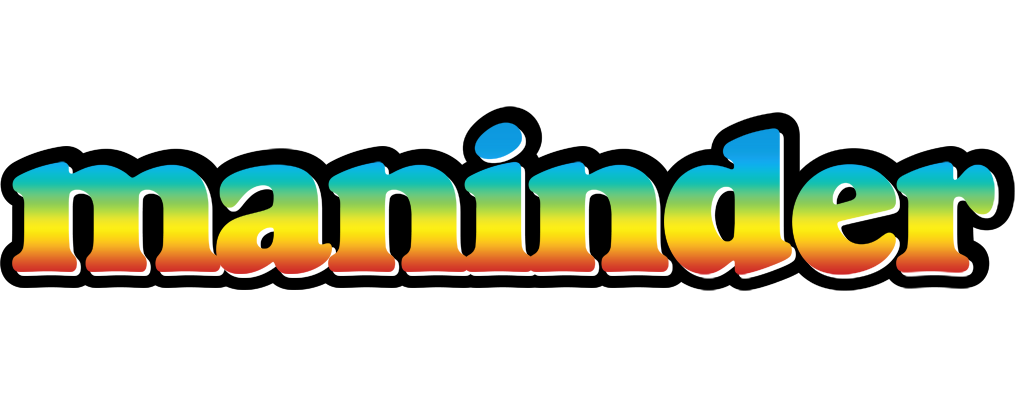 Maninder color logo