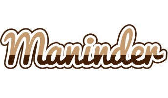 Maninder exclusive logo