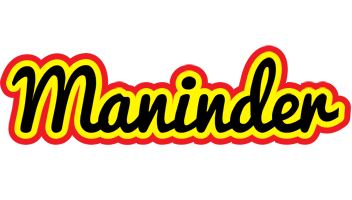 Maninder flaming logo