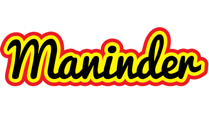 Maninder flaming logo