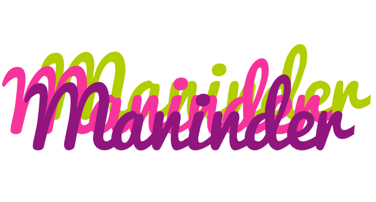 Maninder flowers logo