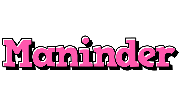 Maninder girlish logo