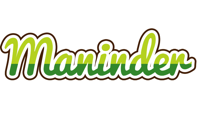 Maninder golfing logo