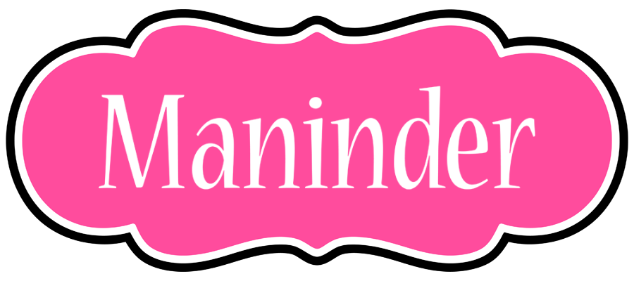 Maninder invitation logo
