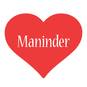 Maninder love logo