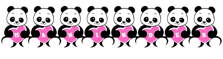 Maninder love-panda logo