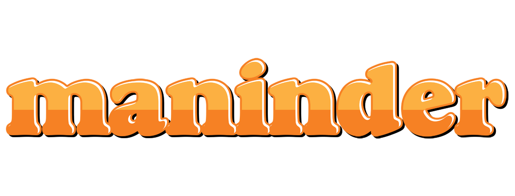 Maninder orange logo