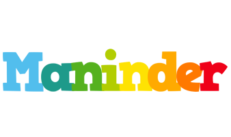 Maninder rainbows logo