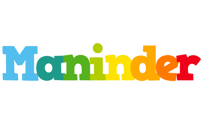 Maninder rainbows logo