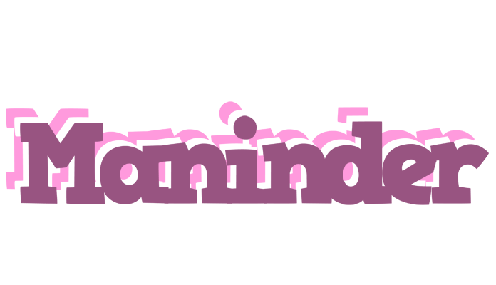 Maninder relaxing logo