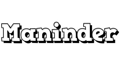 Maninder snowing logo