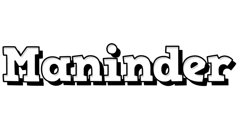 Maninder snowing logo
