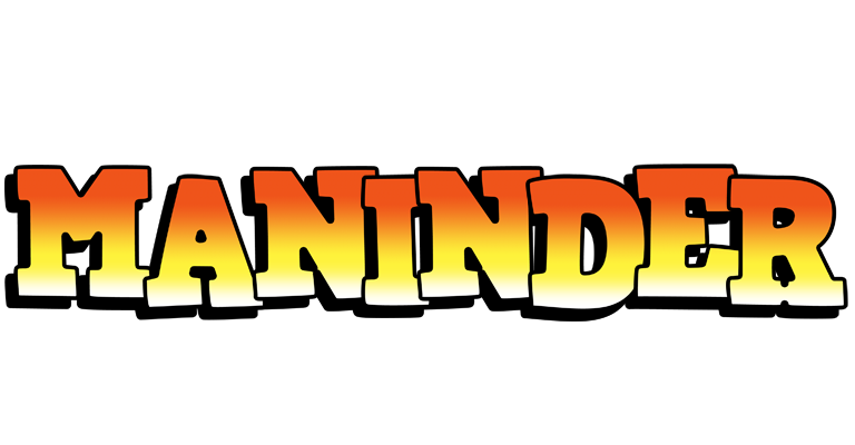 Maninder sunset logo