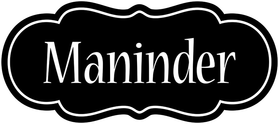 Maninder welcome logo