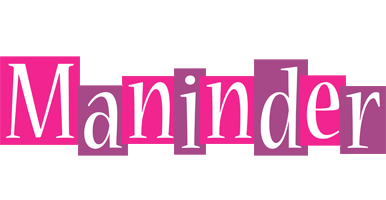 Maninder whine logo