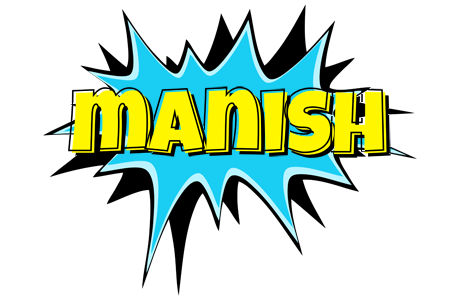 Manish amazing logo
