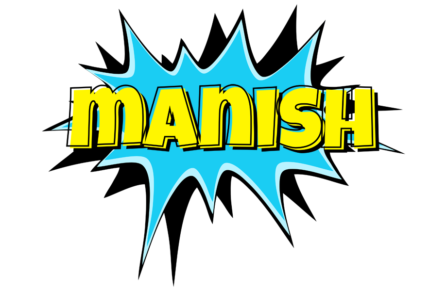 Manish amazing logo