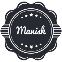 Manish badge logo