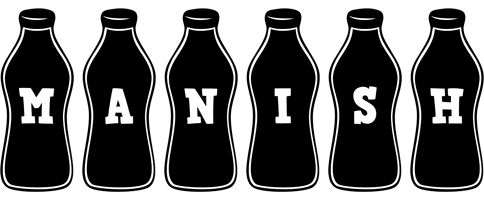 Manish bottle logo
