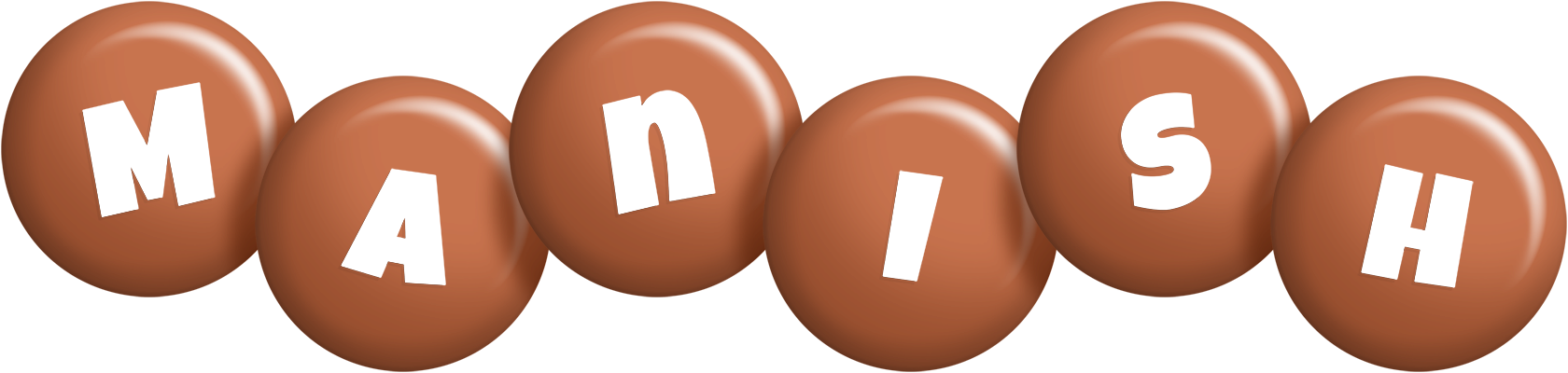 Manish candy-brown logo