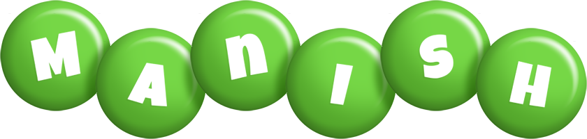 Manish candy-green logo