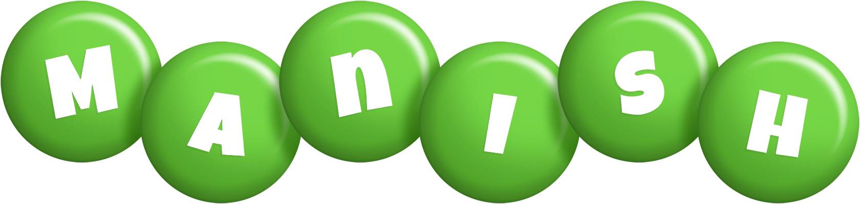 Manish candy-green logo