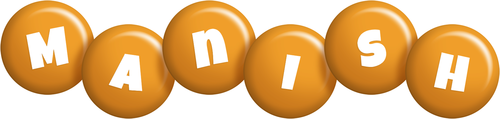 Manish candy-orange logo