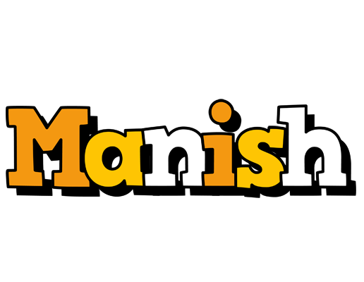 Manish cartoon logo