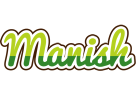 Manish golfing logo