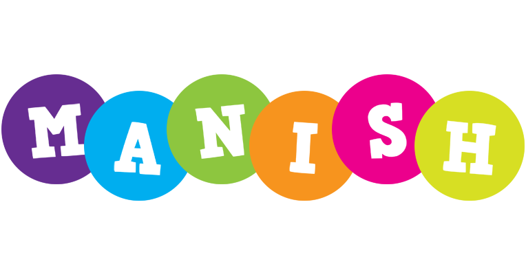 Manish happy logo