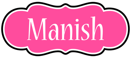 Manish invitation logo