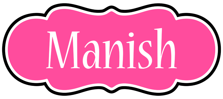 Manish invitation logo