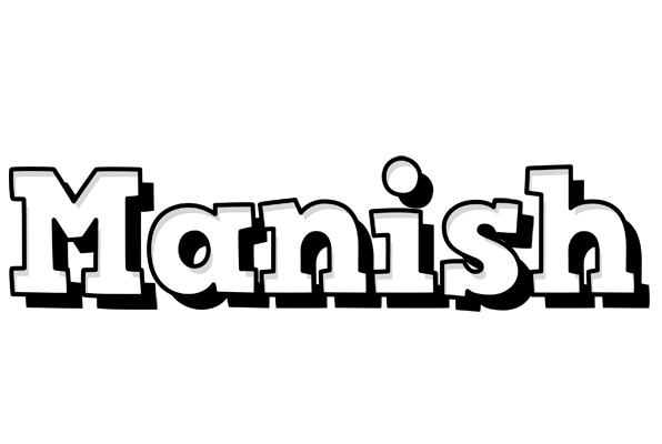Manish snowing logo