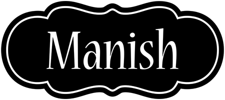 Manish welcome logo