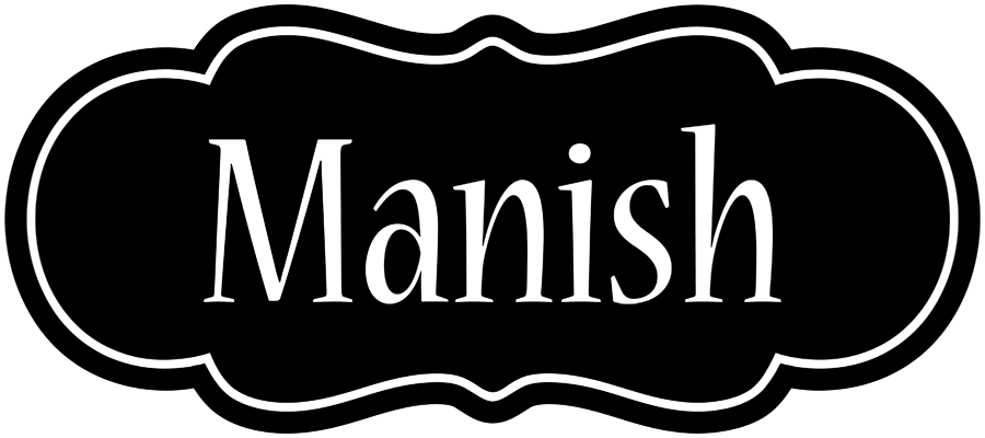 Manish welcome logo