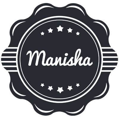 Manisha badge logo
